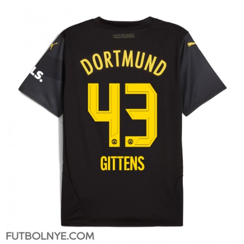 Camiseta Borussia Dortmund Jamie Bynoe-Gittens #43 Visitante Equipación 2024-25 manga corta